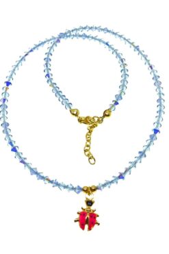 Collier d'été de perles de verre et de cristal de couleur or - 2155 28 eaa18d56e8fe4fd5a16ed387ae1b9déc 13