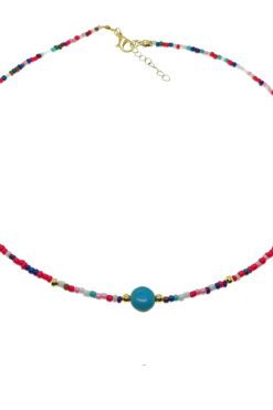 Wholesale Gold Color Sand Bead Mixed Summer Necklace - 2156 25 edbce920b5cd4a3f85b31de04cd3fd27 16