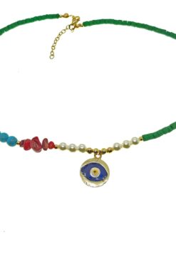 Collier de perles de verre et de cristal de couleur or - 2155 29 f7fe65d7df13464a92b2d2fa51cf830f 13