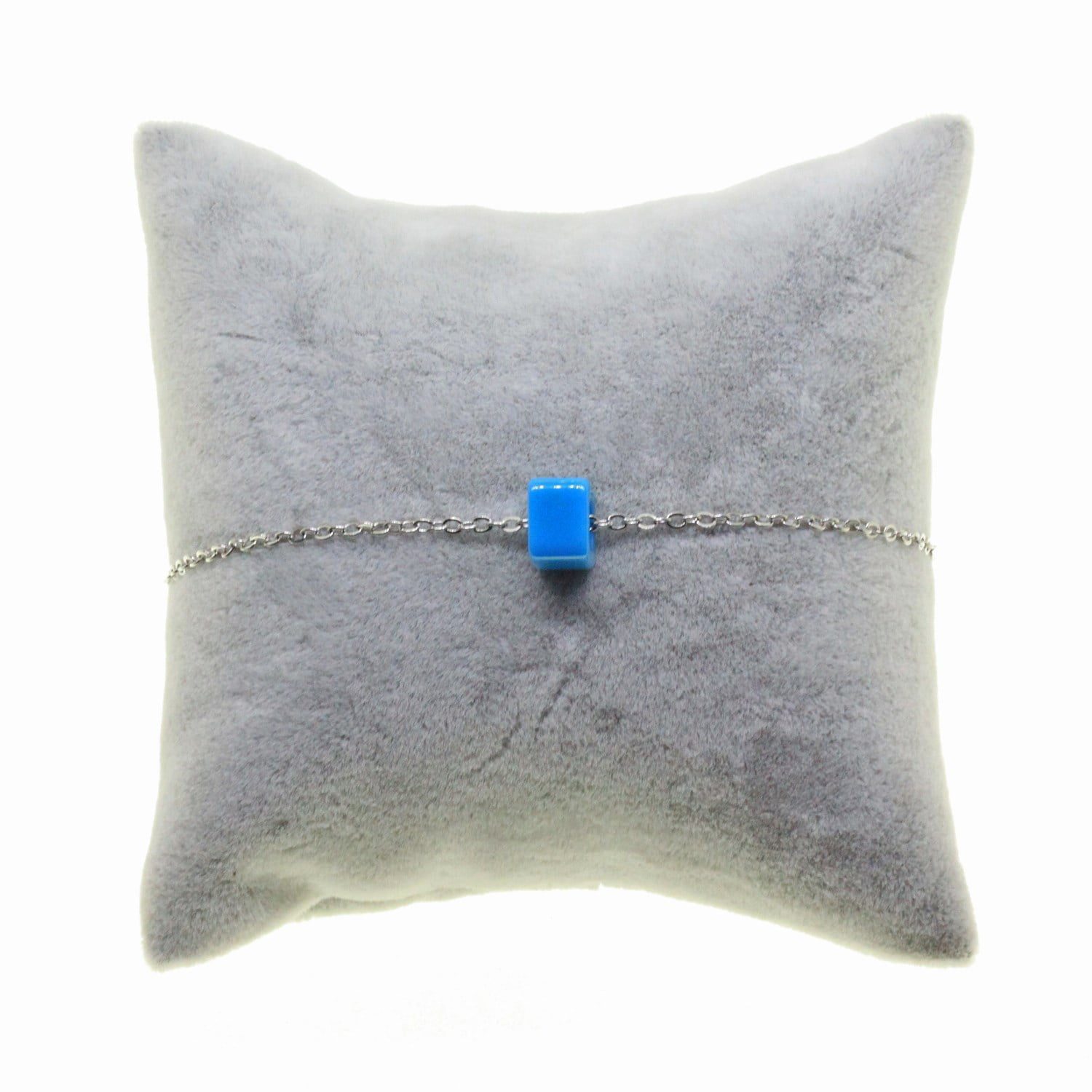 Toptan Gümüş Renk Sf Zincir Bodrum Boncuk Bijuteri Bileklik - 2874 3 Toptan Gümüş Renk Sf Zincir Bodrum Boncuk Bijuteri Bileklik - 2874 - Görsel 3