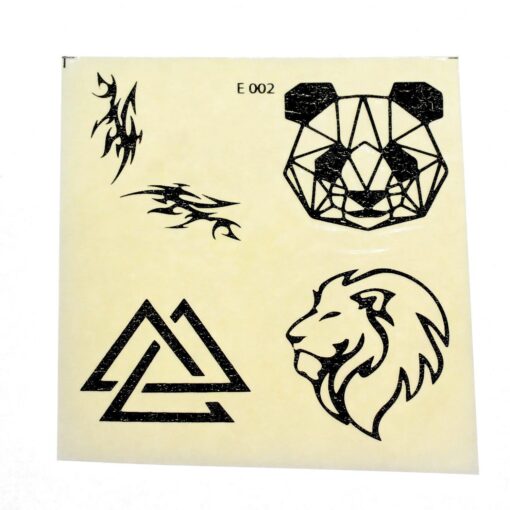 Toptan Unisex Karışık 12 Adet Geçici Dövme Tattoo - 2900 – Image 3