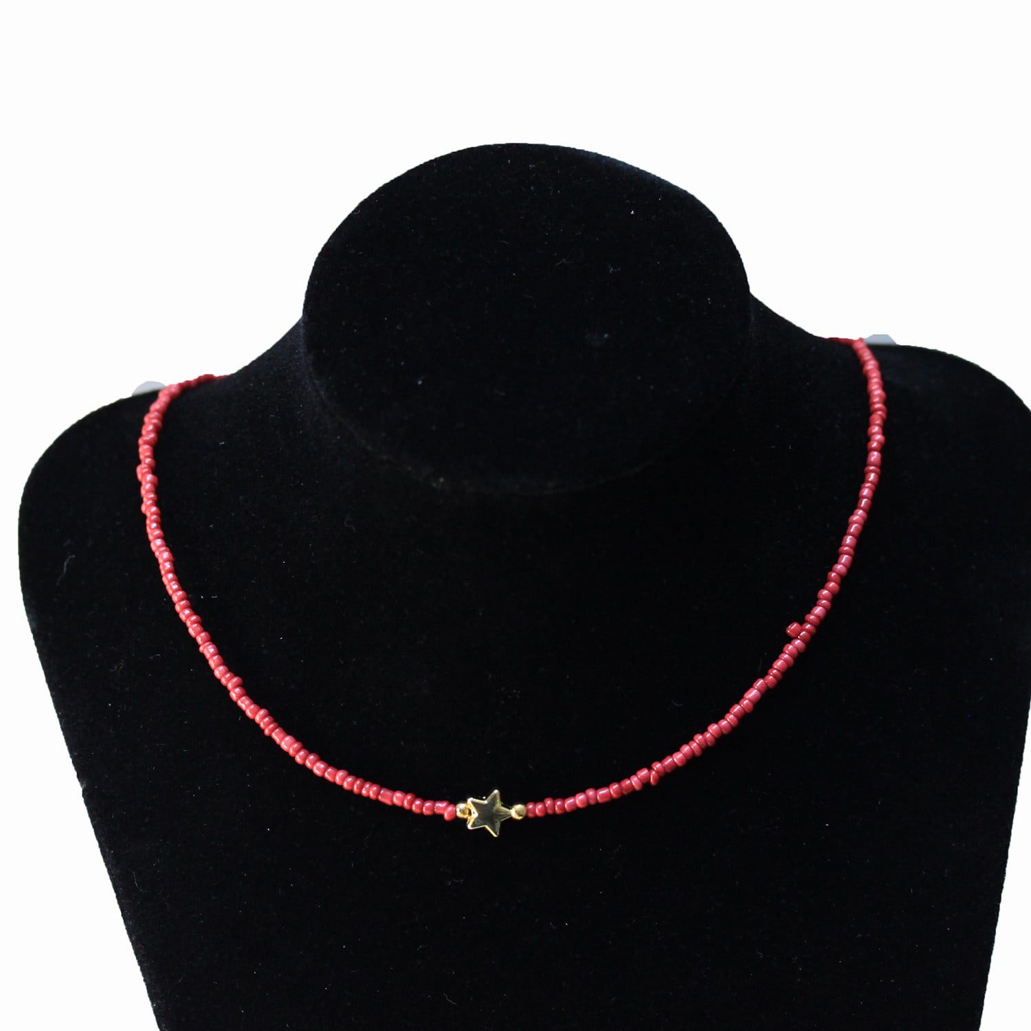 Wholesale Sand Bead Necklace Mixed with Star Coin Model - Custom Design Bead Necklace - 2882 11 Toptan Yıldız Para Modeli İle Karışık Kum Boncuk Kolye - Özel Tasarım Boncuk Kolye - 2882 - Image 11