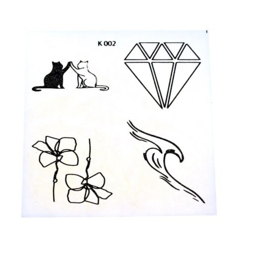 Toptan Kadın Karışık 12 Adet Geçici Dövme Tattoo - 2899 – Bild 9