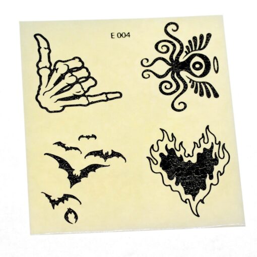 Toptan Unisex Karışık 12 Adet Geçici Dövme Tattoo - 2900 – Image 6