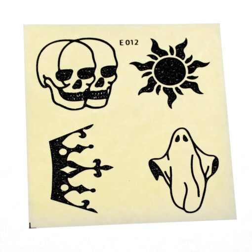 Toptan Unisex Karışık 12 Adet Geçici Dövme Tattoo - 2900 – Image 9