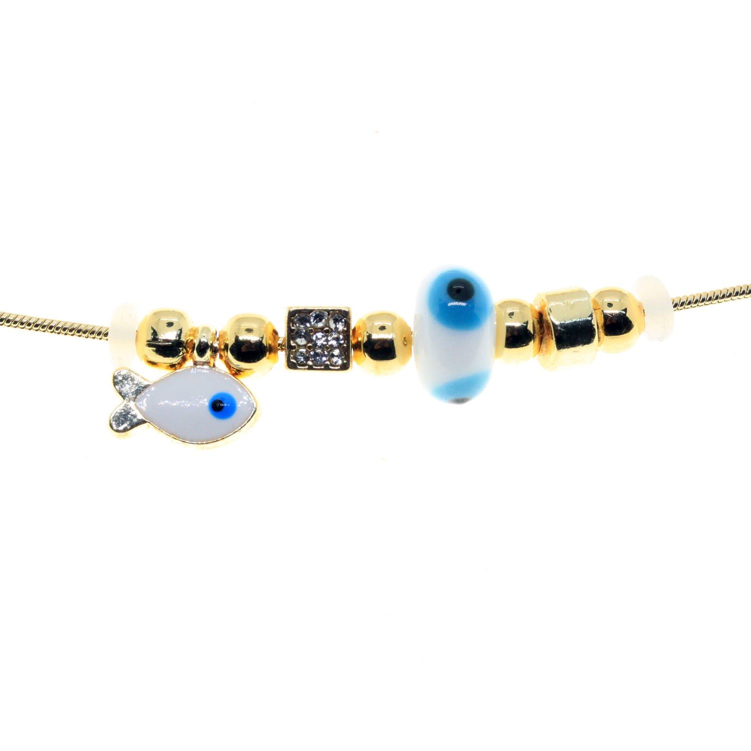 Toptan Altın Renk Beyaz Mineli Balık Pandora Model Zirkon Kolye - 2988 2 Toptan Altın Renk Beyaz Mineli Balık Pandora Model Zirkon Kolye  - 2988 - الصورة 2