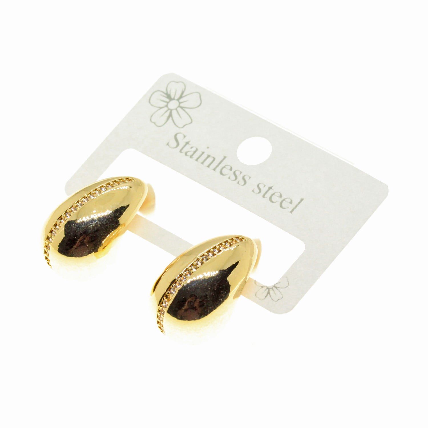 Toptan Altın Renk Zirkon Taş Gözyaşı Bottega Küpe Vip Kararmaz Solmaz Çelik Küpe - 3029 4 Toptan Altın Renk Zirkon Taş Gözyaşı Bottega Küpe Vip Kararmaz Solmaz Çelik Küpe - 3029 – Bild 4