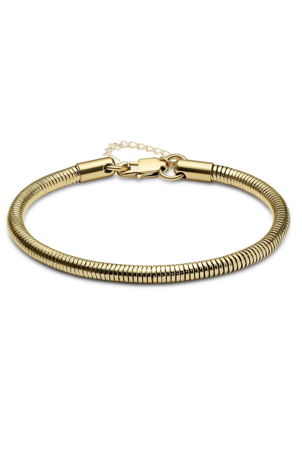 Toptan Altın Renk Unisex Snake Zincir (4 mm) 60 cm. Çelik Kolye & Bileklik Set Vip Çelik Set - 3142 3 Toptan Altın Renk Unisex Snake Zincir (4 mm) 60 cm. Çelik Kolye & Bileklik Set Vip Çelik Set - 3142 - الصورة 3