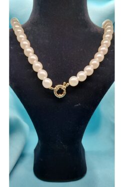 Toptan Altın Renk İnci Gemici Kilit Boncuksuz Kolye Bijuteri Kolye - 3151 5 a329f0d453964d03acb836950cfc51a7