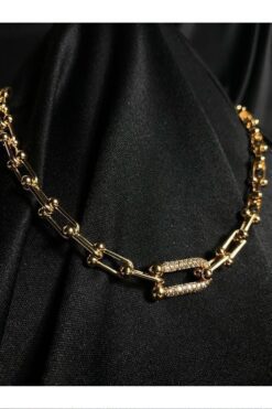 Toptan Altın Renk Tiffany Zincir Zirkon Taşlı Kolye Bileklik Küpe 3lü Zirkon Takım - 3204 21 3c2e478b0d524f9f97cc00eab013d210 1