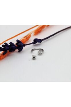 Toptan Gümüş Renk Beyaz Taş Kıkırdak Dudak Burun Septum Tragus Minik Boy Çelik Piercing - 3176 5 b74b441af9404c6492323c12ef13b207