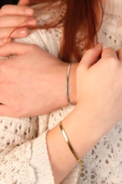 Toptan Altın Ve Gümüş Renk Unisex İtalyan Çift Bileklik Vip Kararmaz Solmaz Çelik Bileklik - 3216 5 06850f4c18ff404eac89be2873a07ad4
