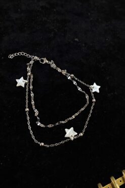 Toptan Gümüş Renk Yıldız Sedef Model Singapur Ve Top Zincir Çelik Halhal - 3267 6 3f53ae5db4204c3f821b57e7d3809f82