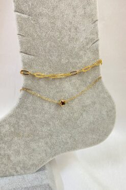 Toptan Altın Renk Yıldız Model Esme Ve Sf Zincir Çelik Halhal - 3279 7 5c794ced6adf4d7b9ec53af0abcc7e62