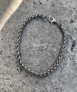 Wholesale Angelus Model 3mm Thick Tarnish Resistant Unisex Bracelet Silver Plated