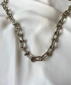 Оптовая продажа серебряного цвета с золотым покрытием Blanca Tiffany ожерелье