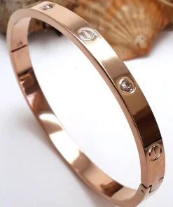 Оптовая продажа сплава Cartier браслет-манжета Stone Rose
