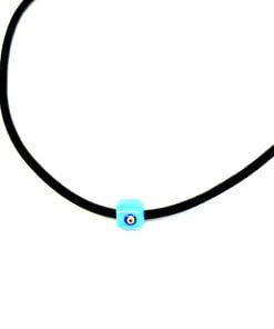 Collier de velours avec œil en verre (grossiste)