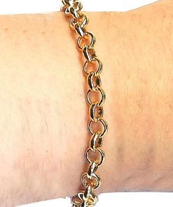 Wholesale Gold Plated Doc Chain Bracelet