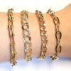 Wholesale Combination Bracelet Gold Plated