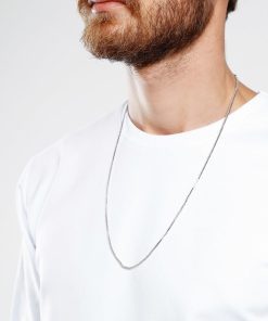 Wholesale Interlocking Lift Mens Pendentif Chain 3mm 65cm