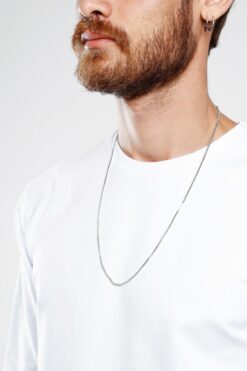 Wholesale Interlocking Lift Mens Pendentif Chain 3mm 65cm