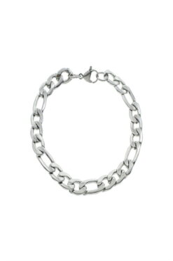 Wholesale Unisex Intermittent Shavin Figaro Silver Alloy Bracelet
