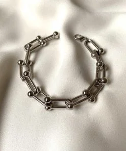 Bracelet Blanca Tiffany plaqué or blanc en gros