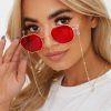 Grossiste Femmes Lunettes Chaine Chic Tiny Bulk Or