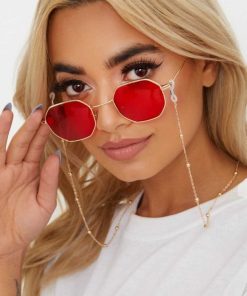 Wholesale Women's Eyeglass Chain Chic Small Bulk Gold