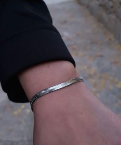 Оптовая продажа сплава итальянский браслет-цепочка серебро