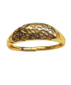 Grossiste Bague à motif de couleur or pour femmes