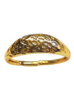 Grossiste Bague à motif de couleur or pour femmes