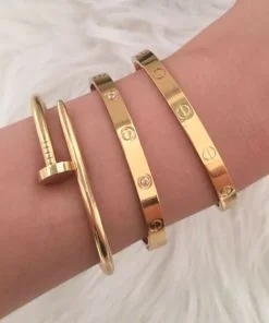 Wholesale Gold Plated Combination Studs, Cuff Bracelet with and without Stones