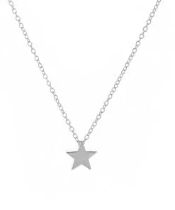 Wholesale Silver Color Star Motif Stylish Women's Necklace