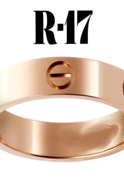 Großhandel Kartier Flat Ring Rose Farbe 17 Größe