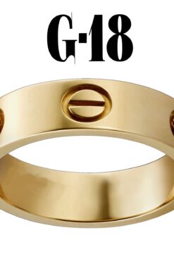 Bague Kartier unie couleur or, 18 chiffres, vente en gros