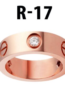Wholesale Kartier Stone Ring Rose Colour Number 17