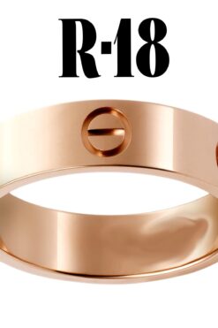 Großhandel Kartier Plain Ring Rose Farbe 18 Anzahl