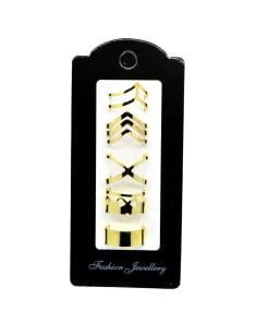 Wholesale Gold Color Mixed Combination Joint Ring Set 797