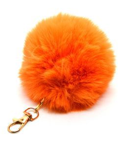 Großhandel Orange Farbe Plüsch Schlüsselanhänger 833