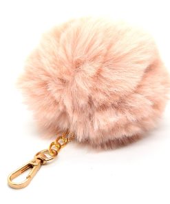 Wholesale Salmon Color Plush Keychain 839