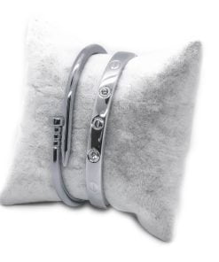 Großhandel Silber Farbe Stud und Stein Cartier Armband Set 945