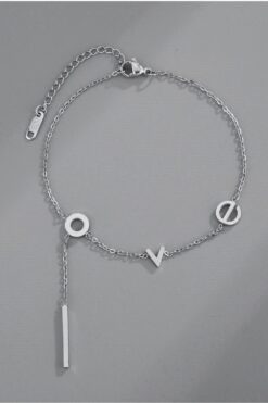 Bracelet Love couleur argent en gros 1113