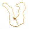 Wholesale Gold Color Unisex Steel Twist Necklace - 1437