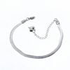 Großhandel Silber Farbe Italienisch Kette Unisex Modell Stahl Armband - 1669