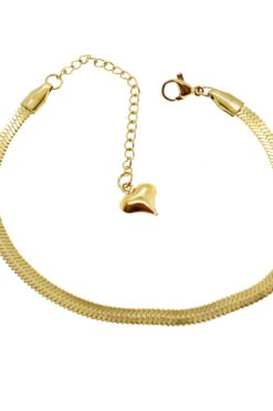 Grossiste Chaîne italienne couleur or Modèle unisexe Bracelet en acier - 1670