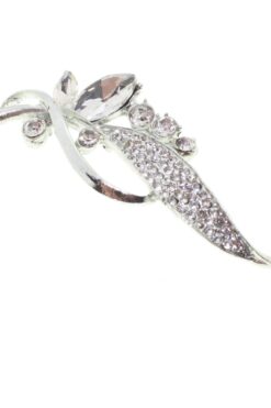 Grossiste Broche Modèle Navette Couleur Argent - 1735
