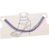 Wholesale Colorful Three Chain Sf Anklet - 1817