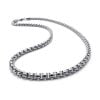 Großhandel Silber Farbe Interlocking Albanischer Aufzug Unisex Herren Stahl Halskette - 2672